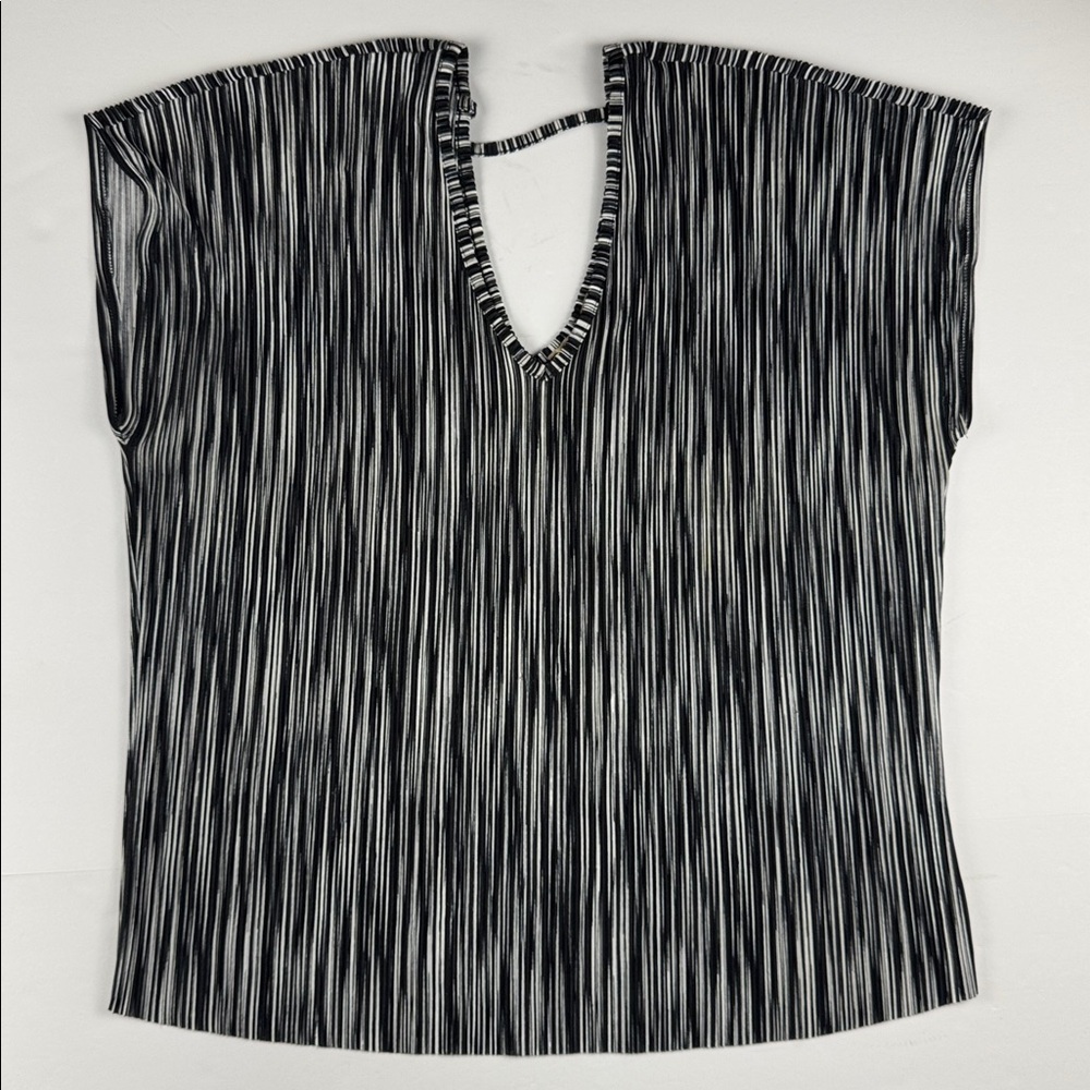Women’s sleeveless V neck blouse size 1X - Picture 1 of 5